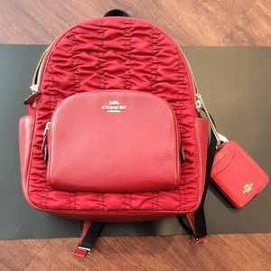 COACH Backpack with ID wallet - Red